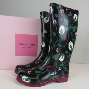 Kate Spade NY Renata Floral Waterproof Rain Boots